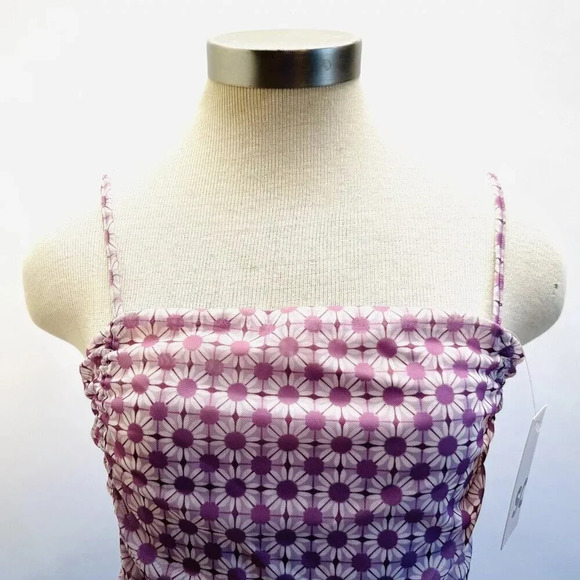 NWT SO GOODS FOR LIFE Juniors Sleeveless Straps Pullover Crop Purple Top Large - Picture 2 of 11